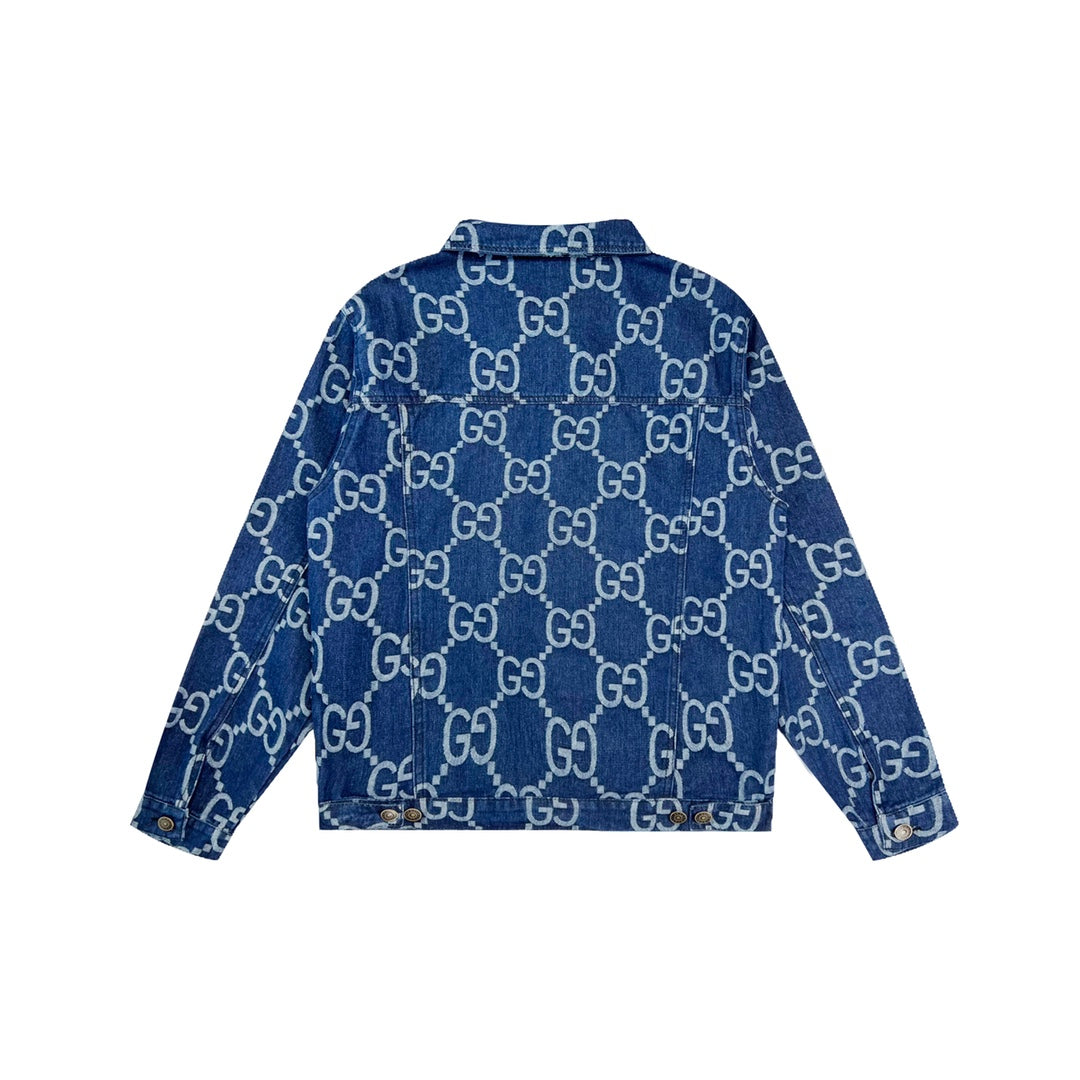 Chaqueta  mezclilla Gucci GG monogram Base