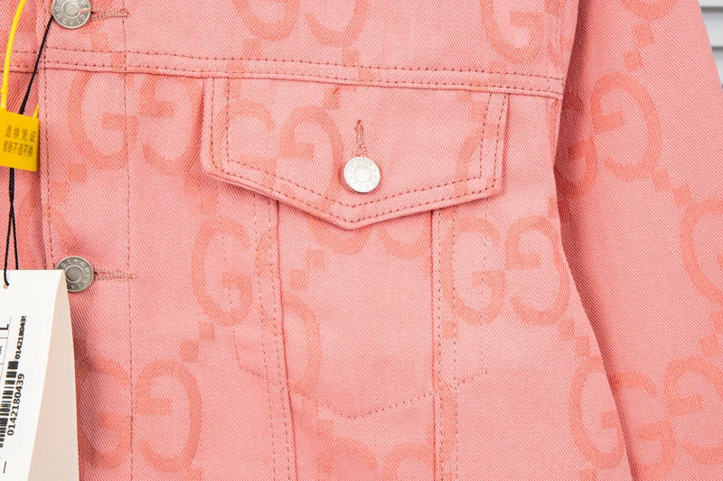 Chaqueta  mezclilla Gucci GG monogram  Pink