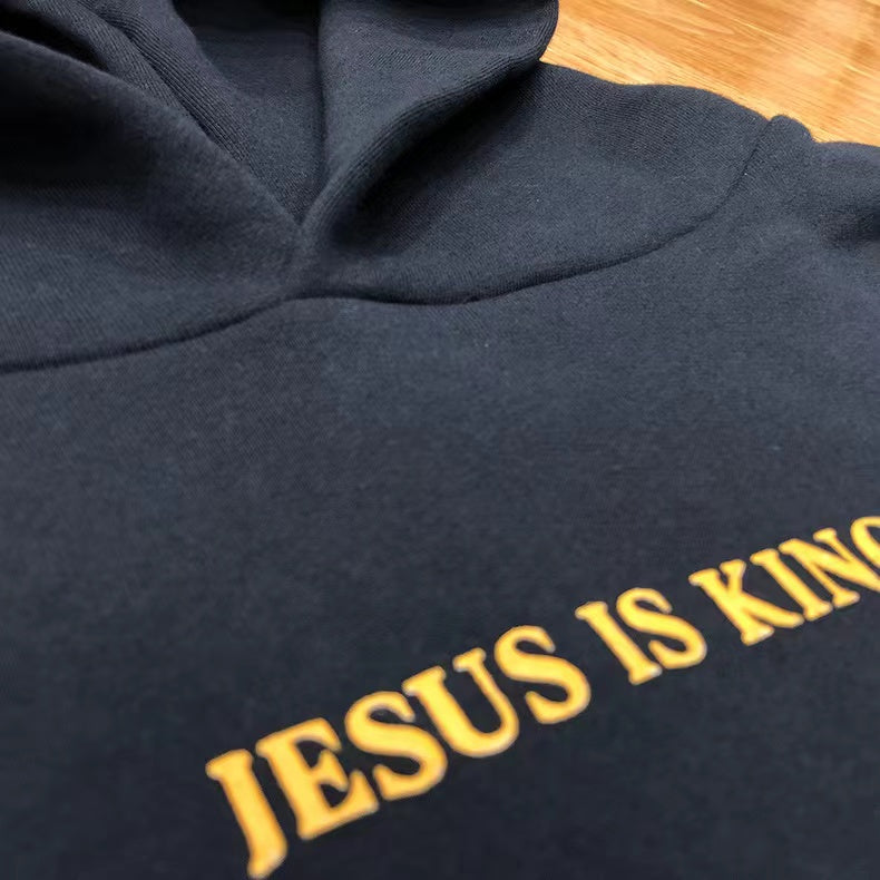 Sudadera Kanye west Jesus is King Blue