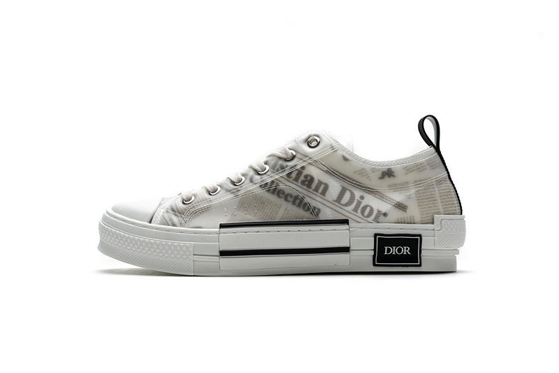 Dior B23 Low Top Newspaper Daniel Asham