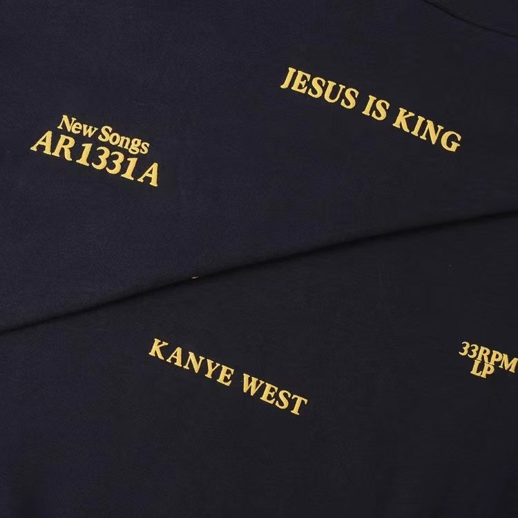 Sudadera Kanye west Jesus is King Blue