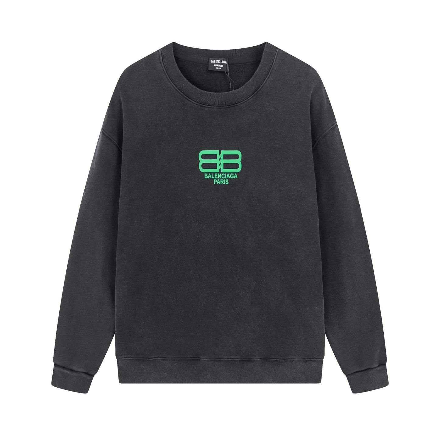 sudadera Balenciaga BB Green Logo