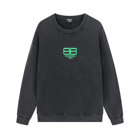 sudadera Balenciaga BB Green Logo