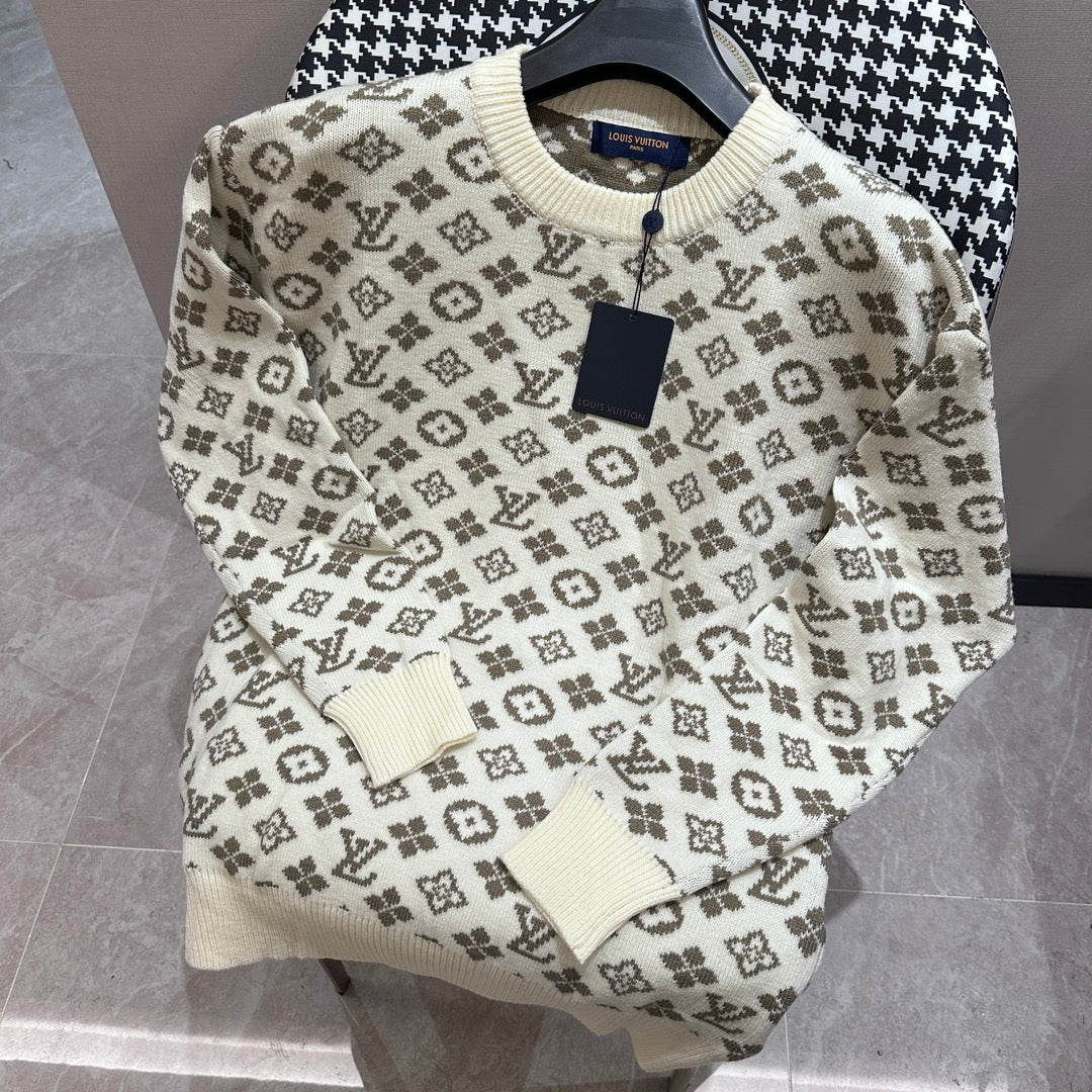 Sudadera Louis Vuitton White Monogram