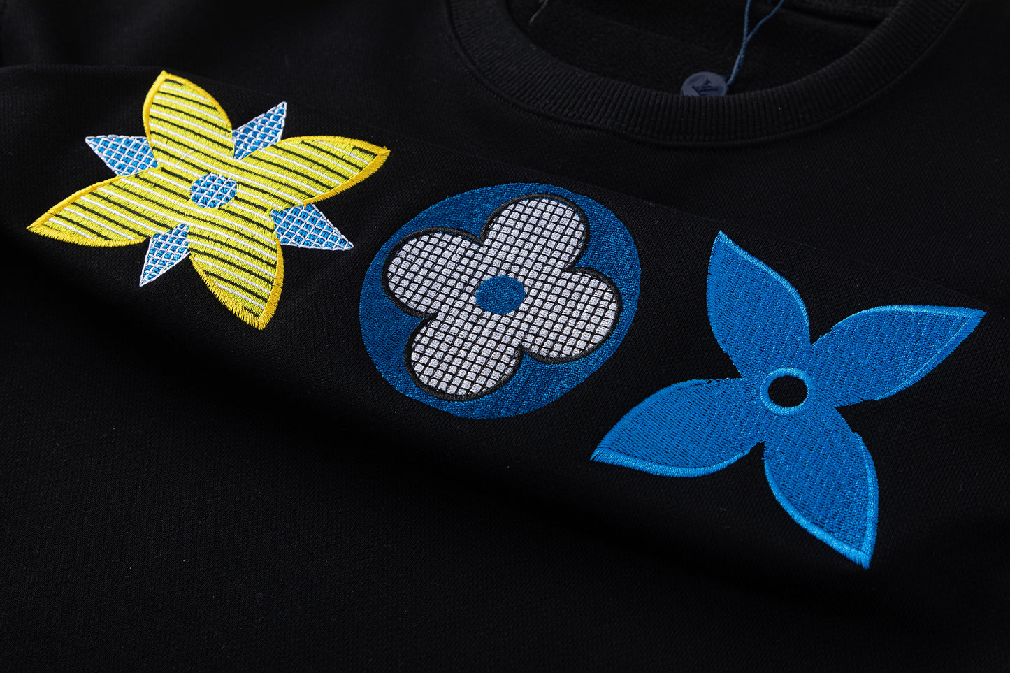 Sudadera Louis Vuitton Triple  flower Logo