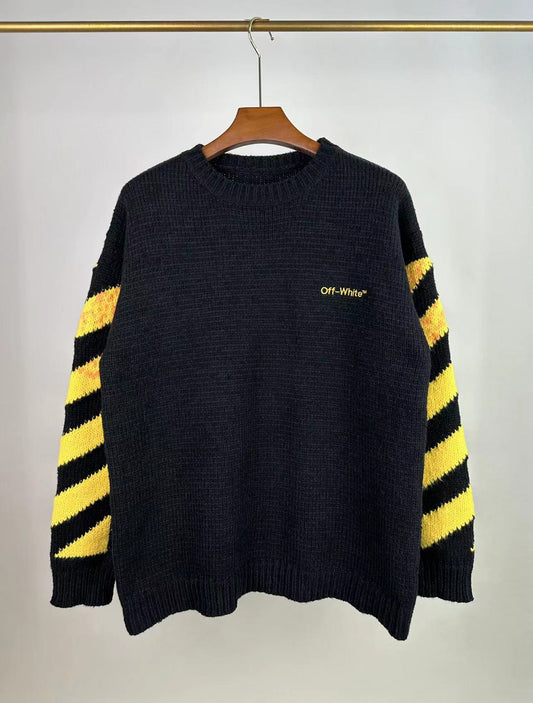 Sudadera OFF WHITE  yellow faded Logo