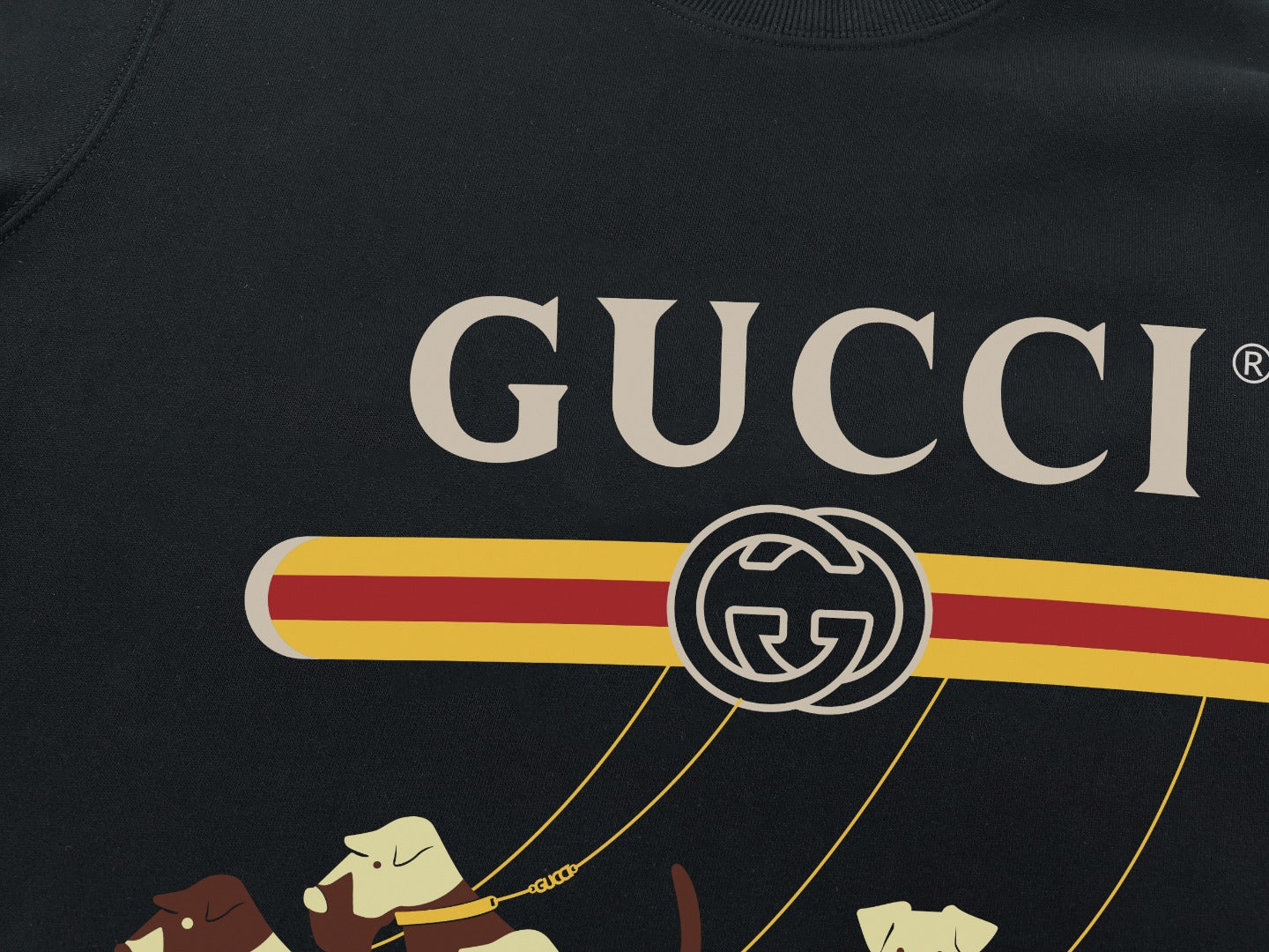 Sudadera Gucci Dogs Logo Style