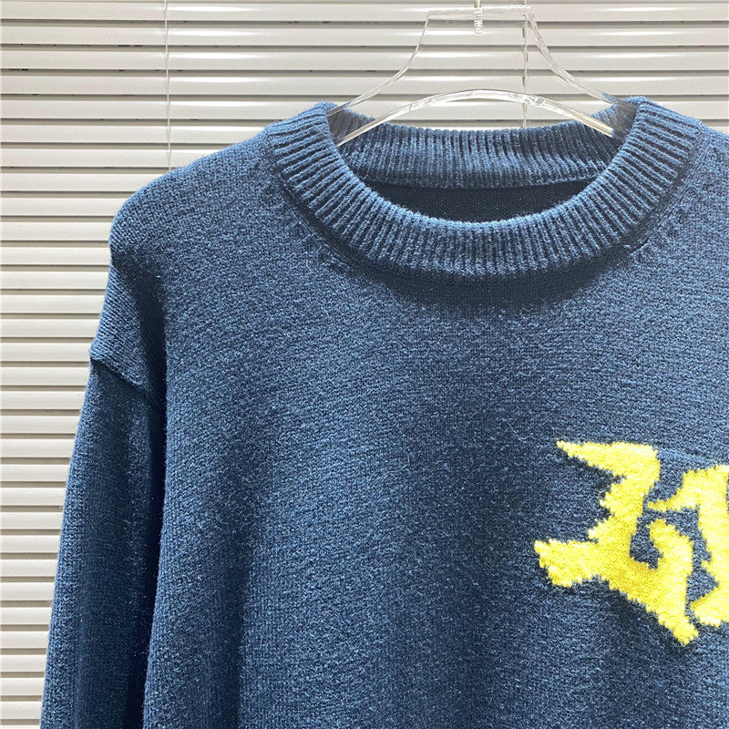 Sueter Louis Vuitton Blue /yellow ends