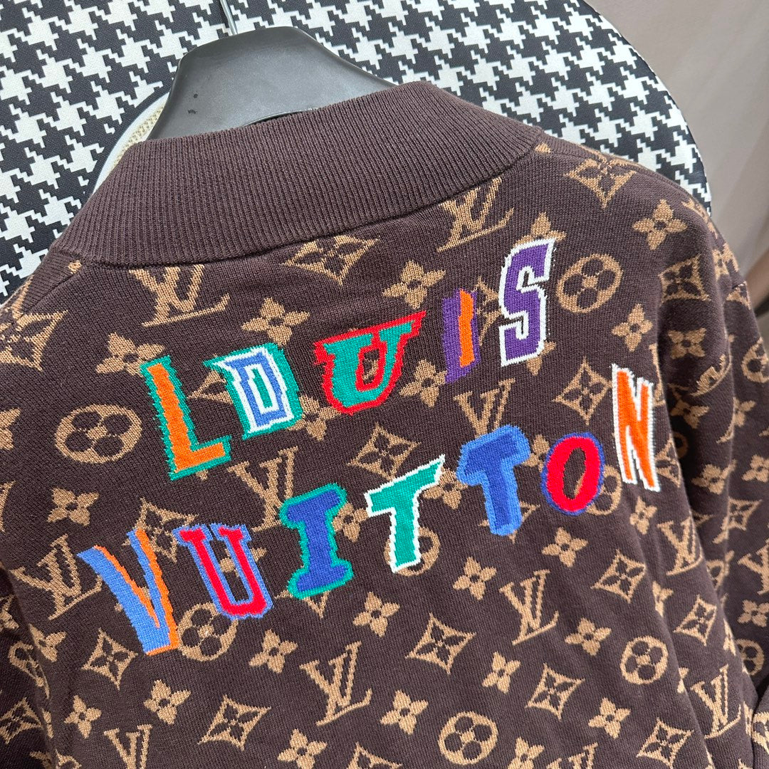 Sudadera Louis Vuitton NBA Monogram Style Classic Brown