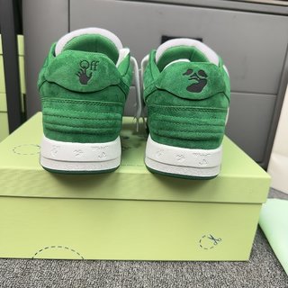 OFF-WHITE out of OFFICE low tops GREEN GREY