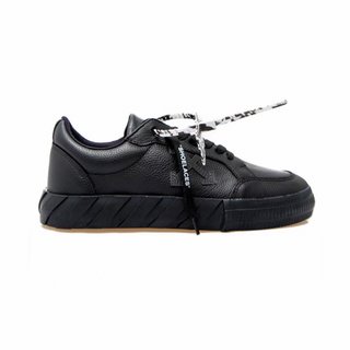 OFF-WHITE vulcnized low TOTAL BLACK