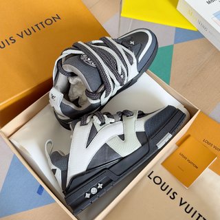 Louis Vuitton LV Trainer Skate Sneaker Black white