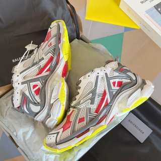 Balenciaga runner black white red neon yellow