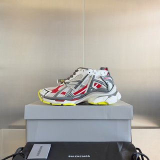 Balenciaga runner black white red neon yellow