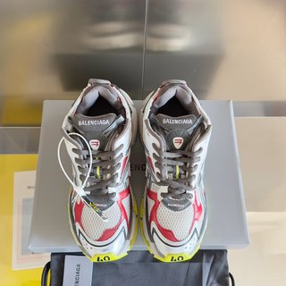 Balenciaga runner black white red neon yellow