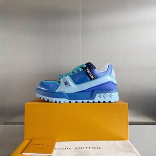 Louis Vuitton LV Trainer Maxi Blue teal