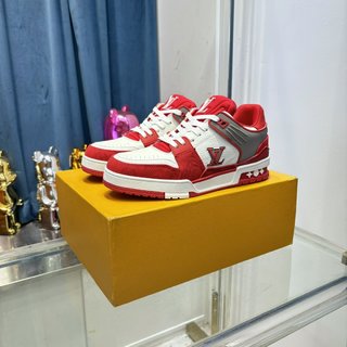 Louis Vuitton LV Trainer Red